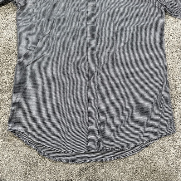 Versace Classic Men’s Button Up Shirt Longsleeve Sharkskin Print Geometric M - Picture 4 of 15